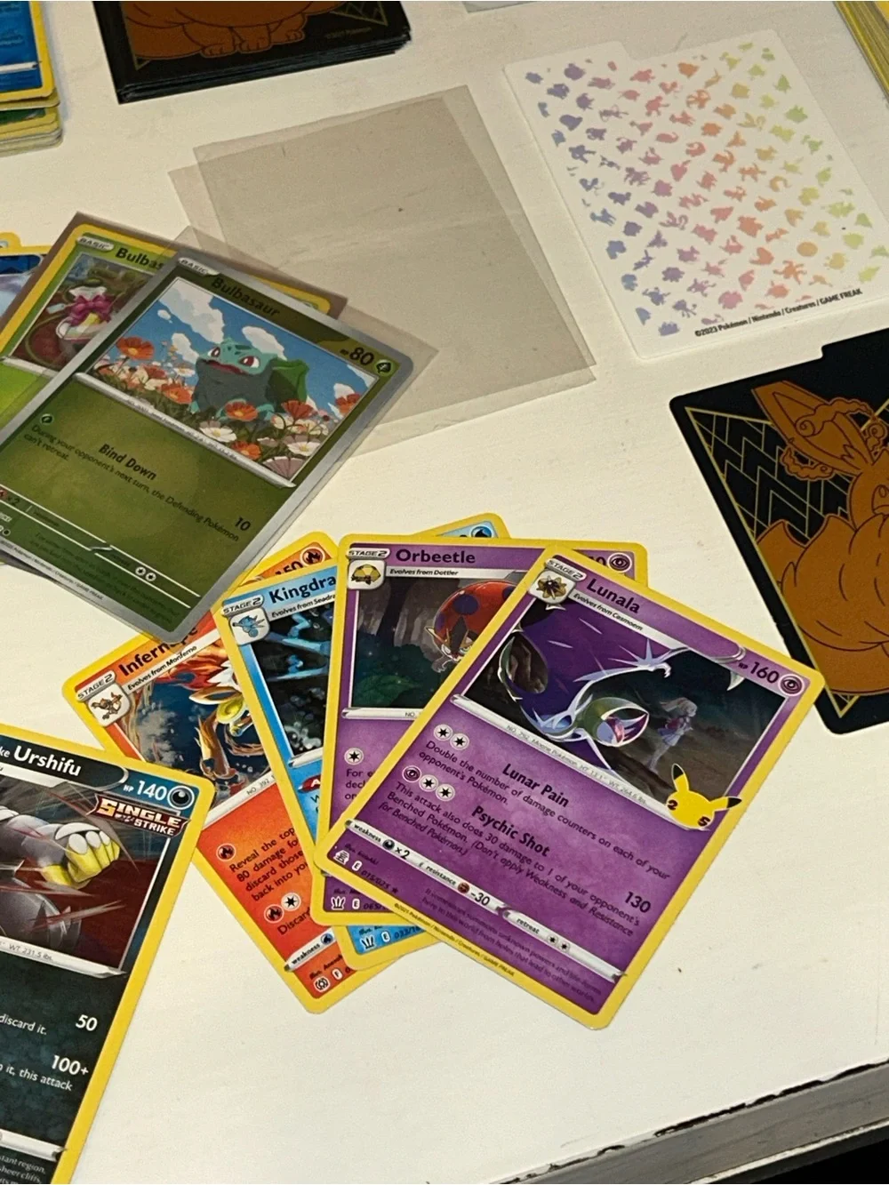 Lot Of 500+ Total Pokémon Cards Including Sleeves And Accessories / 514+ Cards